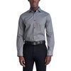 image:imageKARL LAGERFELD Mens Karltooth Print Long Sleeve Dress ShirtBlackWhite