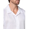image:imageKARL LAGERFELD Mens Linen Short Sleeve Button Front Woven DressOptic White