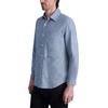 image:imageKARL LAGERFELD Mens Long Sleeve Four Pocket TopBlueWhite