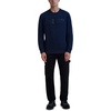 image:imageKARL LAGERFELD Mens Long Sleeve Pullover Relaxed Fit SweatshirtNavy Blazer
