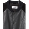 image:imageKARL LAGERFELD Mens Outerwear Mixed Media Leather Bomber JacketBlack