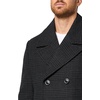 image:imageKARL LAGERFELD Mens Outerwear Plaid PeacoatGrey