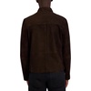 image:imageKARL LAGERFELD Mens Outerwear Suede Stand Collar JacketBrown