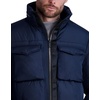 image:imageKARL LAGERFELD Mens Quilted Zip Out Hood Puffer JacketNavy