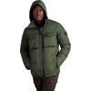 image:imageKARL LAGERFELD Mens Quilted Zip Out Hood Puffer JacketOlive