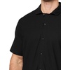 image:imageKARL LAGERFELD Mens Short Sleeve Button Front Collared Woven DressBlack