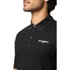 image:imageKARL LAGERFELD Mens Short Sleeve Straight Collar Regular Fit Karl Chest Logo PoloBlack