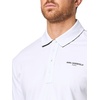 image:imageKARL LAGERFELD Mens Short Sleeve Straight Collar Regular Fit Karl Chest Logo PoloWhite