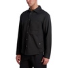 image:imageKARL LAGERFELD Mens Side Buttons Chest Pocket Long Sleeve TopBlack