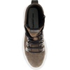 image:imageKARL LAGERFELD Mens Side Zip Suede Hiking BootDark Grey