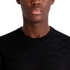 image:imageKARL LAGERFELD Mens Textured Short Sleeve Crewneck SweaterBlack Multi