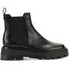 image:imageKARL LAGERFELD PARIS womens Mayde Leather Lugsole Ankle BootBlack