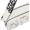 image:imageKARL LAGERFELD Paris Maybelle Pin CrossbodyWhiteSparkle