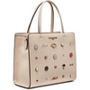 image:imageKARL LAGERFELD Paris Maybelle Satchel with PinsNeutral Multi