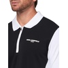 image:imageKARL LAGERFELD Paris Mens Collared Short Sleeve Color Blocking PoloBlack
