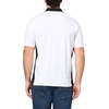 image:imageKARL LAGERFELD Paris Mens Collared Short Sleeve Color Blocking PoloWhite