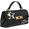 image:imageKARL LAGERFELD Paris Womens Elle In Paris Crossbody BagBlackGold