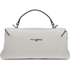 image:imageKARL LAGERFELD Paris Womens Elle In Paris Crossbody BagWinter White Silver