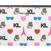 image:imageKARL LAGERFELD Paris Womens Essential CrossbodyMultiWhite