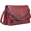 image:imageKARL LAGERFELD Paris Womens Lavande Leather Crossbody Bag with Adjustable Strap Barolo Wine One Size
