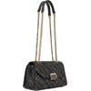 image:imageKARL LAGERFELD Paris Womens Liana Shoulder Bag with Chain StrapsBlackGold