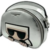 image:imageKARL LAGERFELD Paris Womens Maybelle Satchel CrossbodyLight Silver