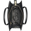 image:imageKARL LAGERFELD Paris Womens Maybelle Solid SatchelBlackGold