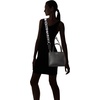 image:imageKARL LAGERFELD Paris Womens Maybelle Solid SatchelBlackSilver