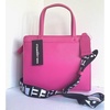 image:imageKARL LAGERFELD Paris Womens Maybelle Solid SatchelFuchsia