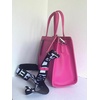 image:imageKARL LAGERFELD Paris Womens Maybelle Solid SatchelFuchsia