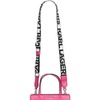 image:imageKARL LAGERFELD Paris Womens Maybelle Solid SatchelFuchsia