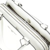 image:imageKARL LAGERFELD Paris Womens Maybelle Solid SatchelWinter WhiteSilver