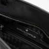 image:imageKARL LAGERFELD Paris Womens Maybelle Tote HandbagBlackSilver