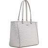 image:imageKARL LAGERFELD Paris Womens Maybelle Tote HandbagWhiteSilver Logo Legacy