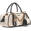 image:imageKARL LAGERFELD Paris Womens Zaylia Crossbody BagNaturalBlack