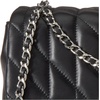 image:imageKARL LAGERFELD Womens Agyness Large Shoulder BagBlackSilver Legacy