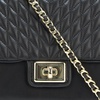 image:imageKARL LAGERFELD Womens Agyness Large Shoulder BagGold Black Legacy