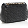 image:imageKARL LAGERFELD Womens Agyness Solid Shoulder BagBlackGold