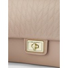 image:imageKARL LAGERFELD Womens Agyness Solid Shoulder BagLight Shell