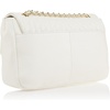 image:imageKARL LAGERFELD Womens Agyness Solid Shoulder BagWinter White