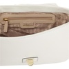 image:imageKARL LAGERFELD Womens Agyness Solid Shoulder BagWinter White