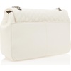 image:imageKARL LAGERFELD Womens Agyness Solid Shoulder BagWinter WhiteSilver