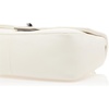 image:imageKARL LAGERFELD Womens Agyness Solid Shoulder BagWinter WhiteSilver