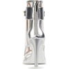 image:imageKARL LAGERFELD Womens Blayze Peep Toe Fashion Heeled BootieClearSilver