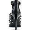 image:imageKARL LAGERFELD Womens Brexton T Strap Dress Heel With Stud EmbellishmentsBlackGunmetal