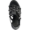 image:imageKARL LAGERFELD Womens Brexton T Strap Dress Heel With Stud EmbellishmentsBlackGunmetal