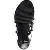 image:imageKARL LAGERFELD Womens Brexton T Strap Dress Heel With Stud EmbellishmentsBlackGunmetal