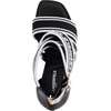 image:imageKARL LAGERFELD Womens Careliz Ii Strappy Heeled Stiletto With LogoBlack
