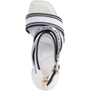 image:imageKARL LAGERFELD Womens Careliz Ii Strappy Heeled Stiletto With LogoBright White