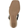 image:imageKARL LAGERFELD Womens Carsen Double Band Espadrille Wedge SandalBlack